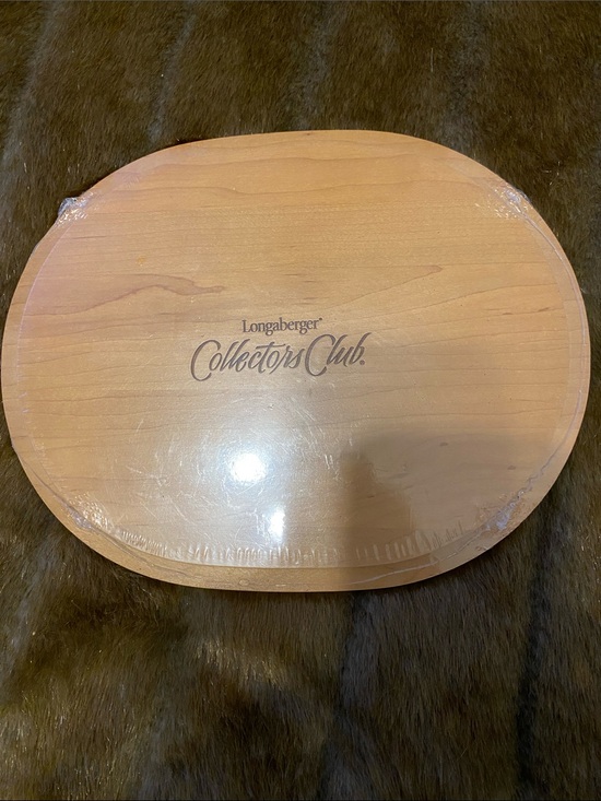 Longaberger Other - Longaberger Light Wood Oval Collectors Club Lid